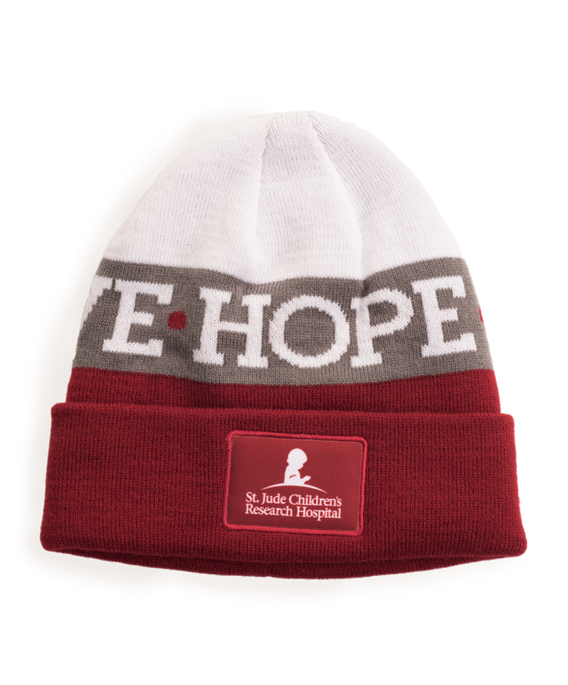 Hope Love  Joy Knit Beanie