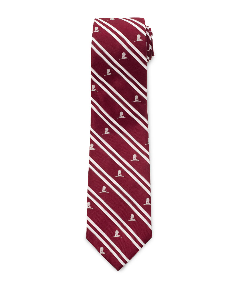 Brooks Brothers Striped Tie - Maroon