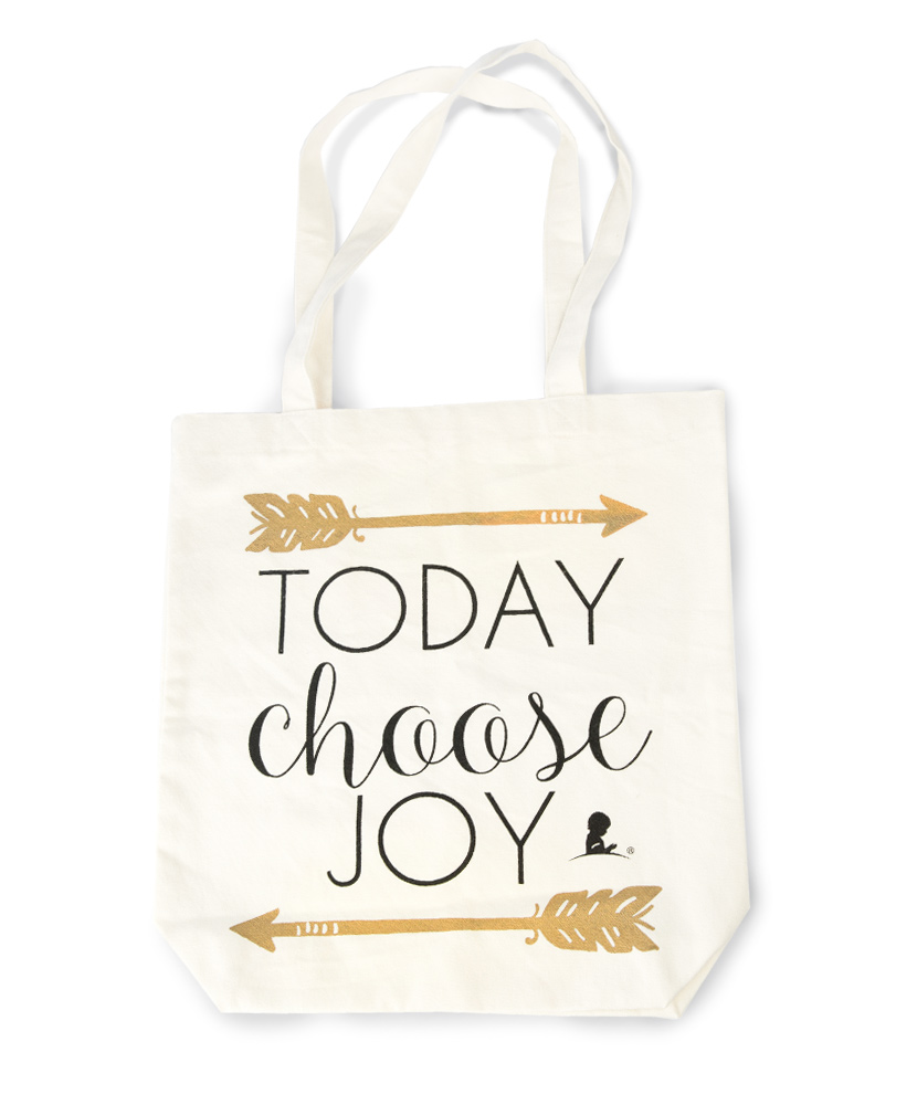 Today Choose Joy Canvas Tote