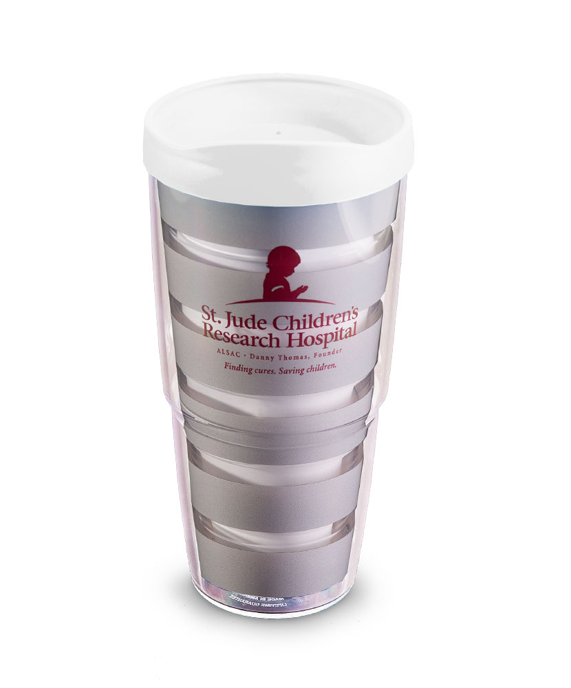 Grey Striped Tervis Tumbler