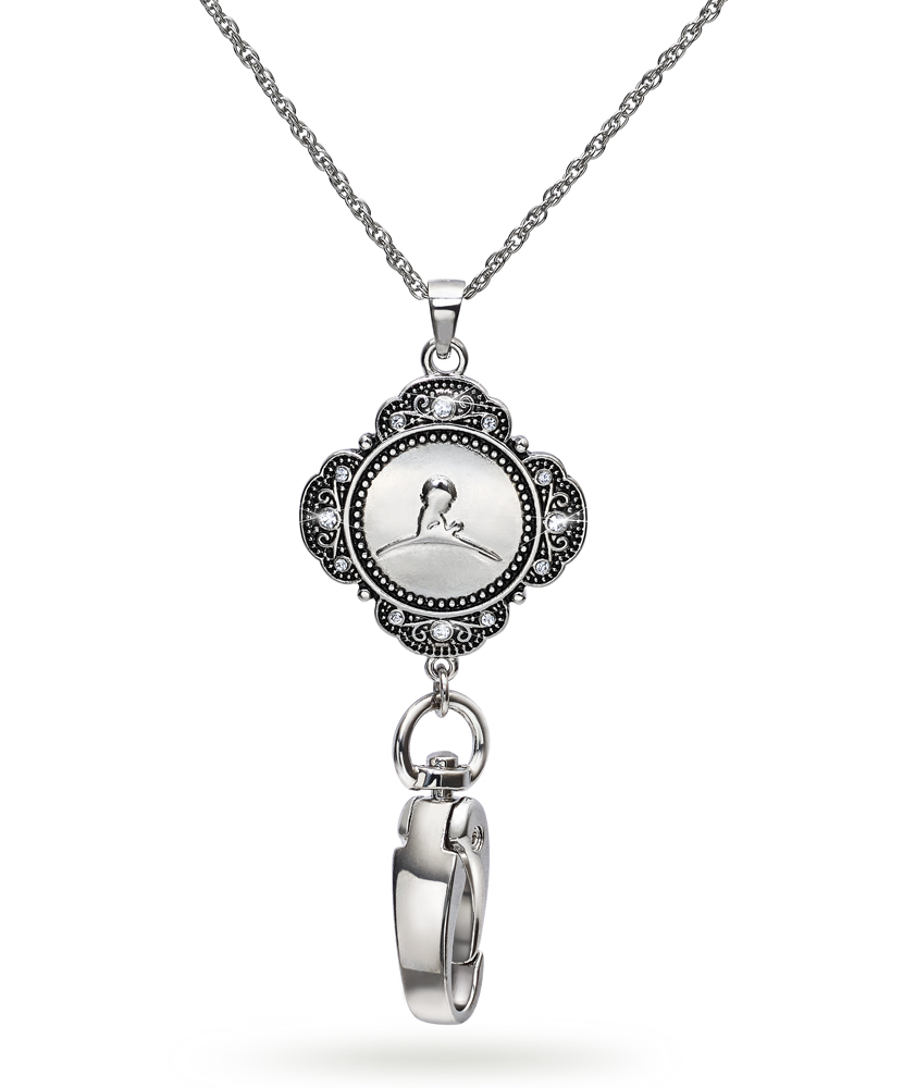 Silver Chain Antique Lanyard