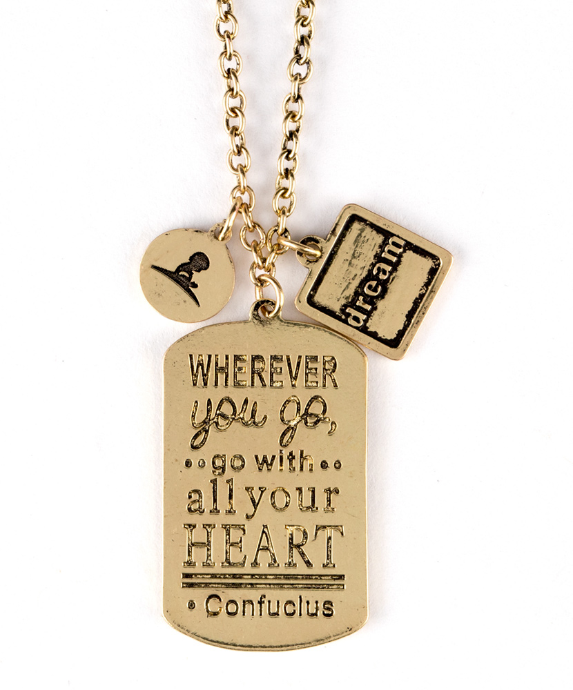 Go with All Your Heart Necklace