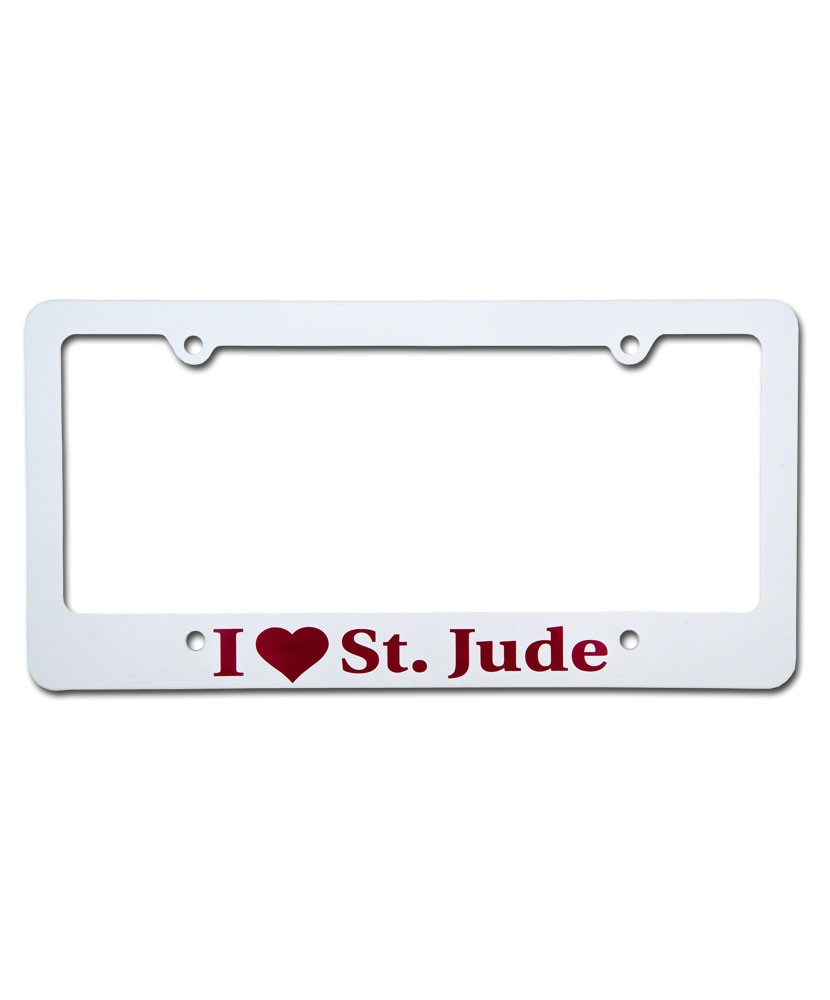 I Love St. Jude License Frame