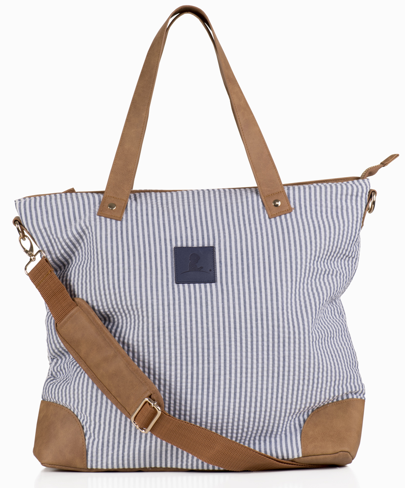 Seersucker Shoulder Bag