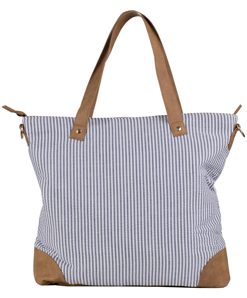 Seersucker Shoulder Bag