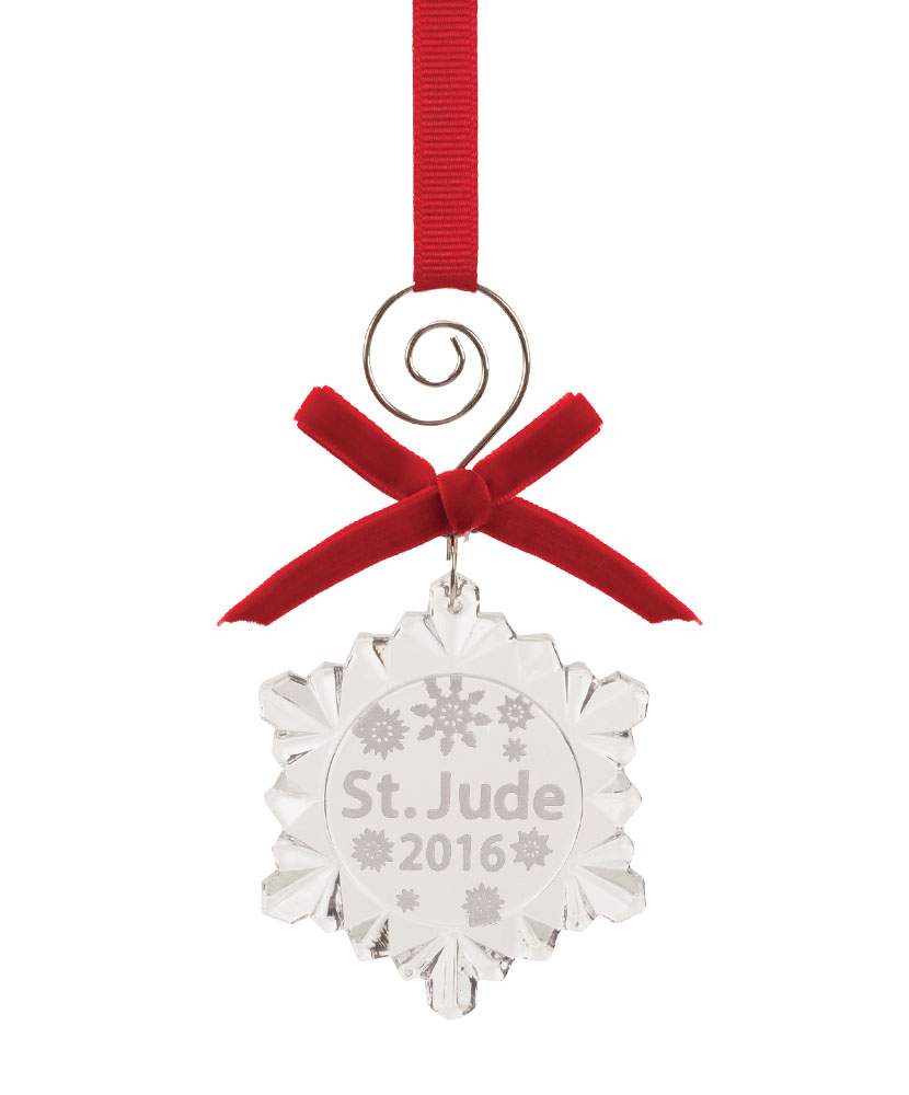 2016 St. Jude Crystal Ornament