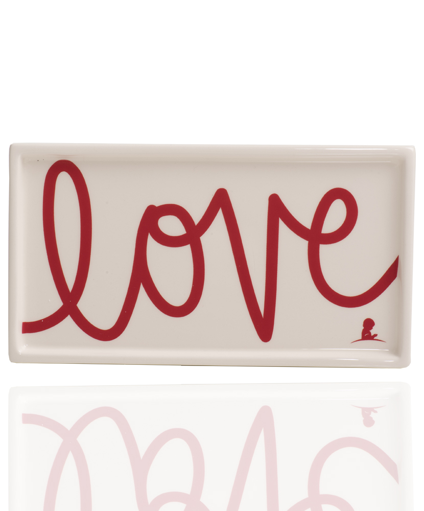 Love Ceramic Trinket Tray