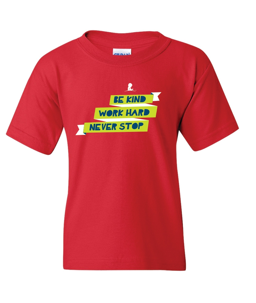 Youth Be Kind Work Hard Never Stop T-Shirt