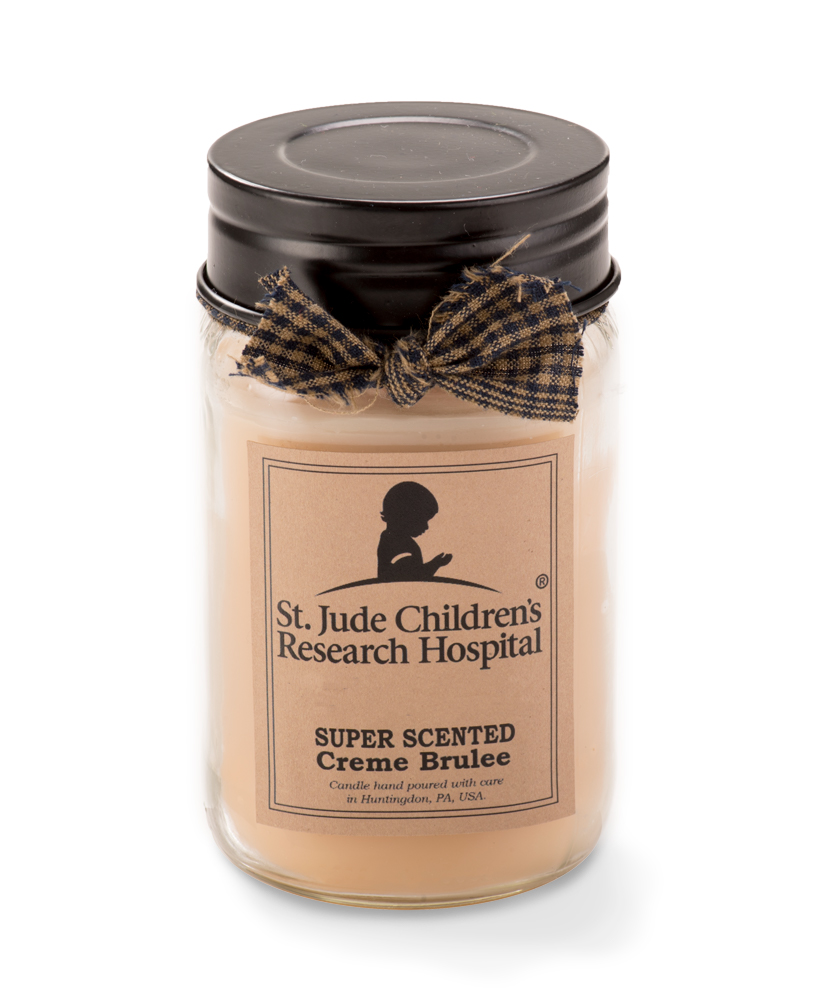 Creme Brulee Mason Jar Candle