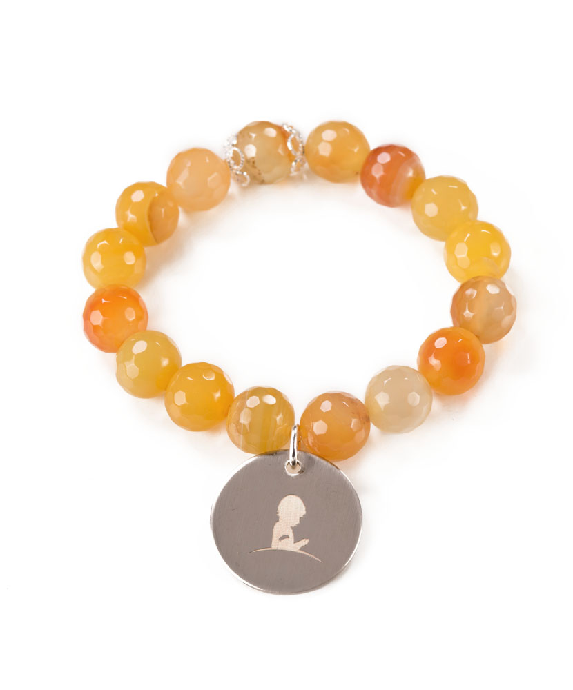 Never Give Up Beaded Bracelet