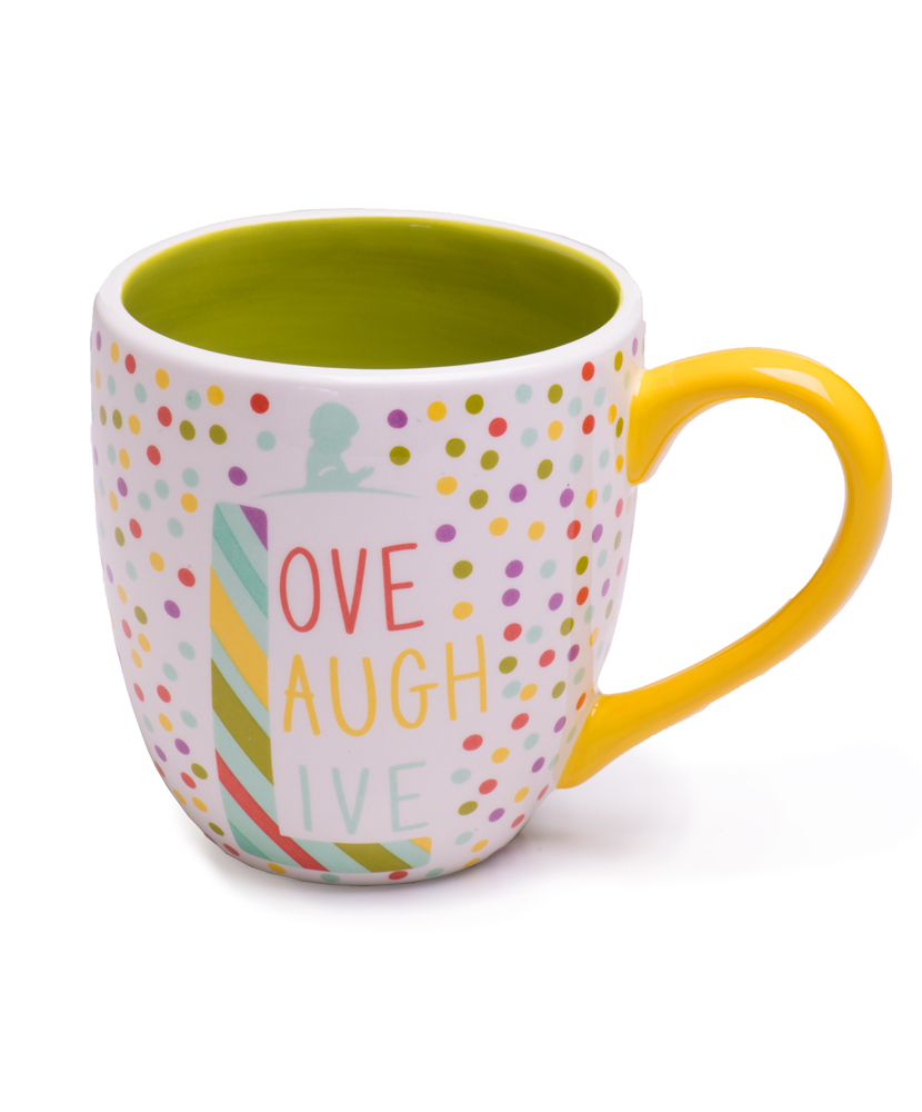 Love Laugh Live Ceramic Mug