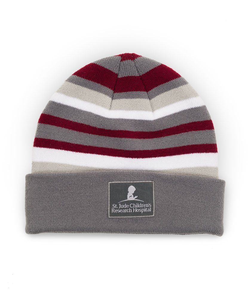 Striped Knit Youth Beanie