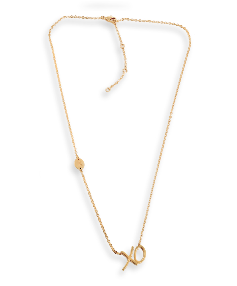 XO Matte Gold Necklace