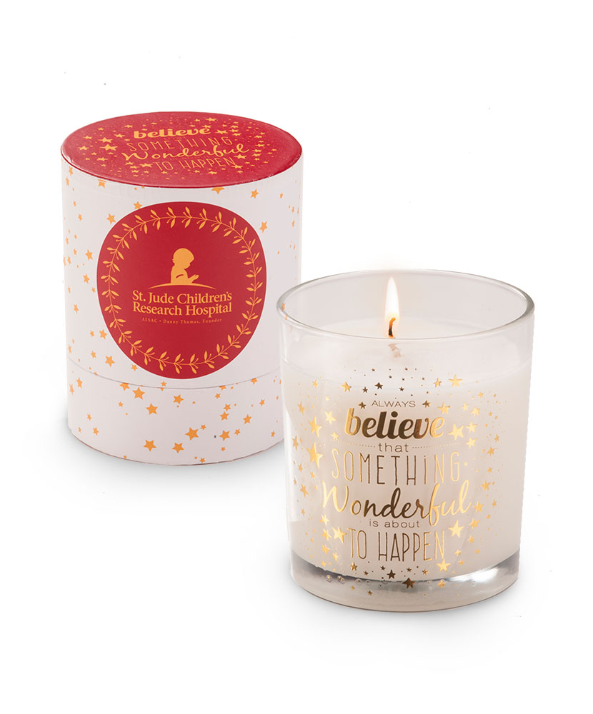 "Believe" 8oz. Gift Candle