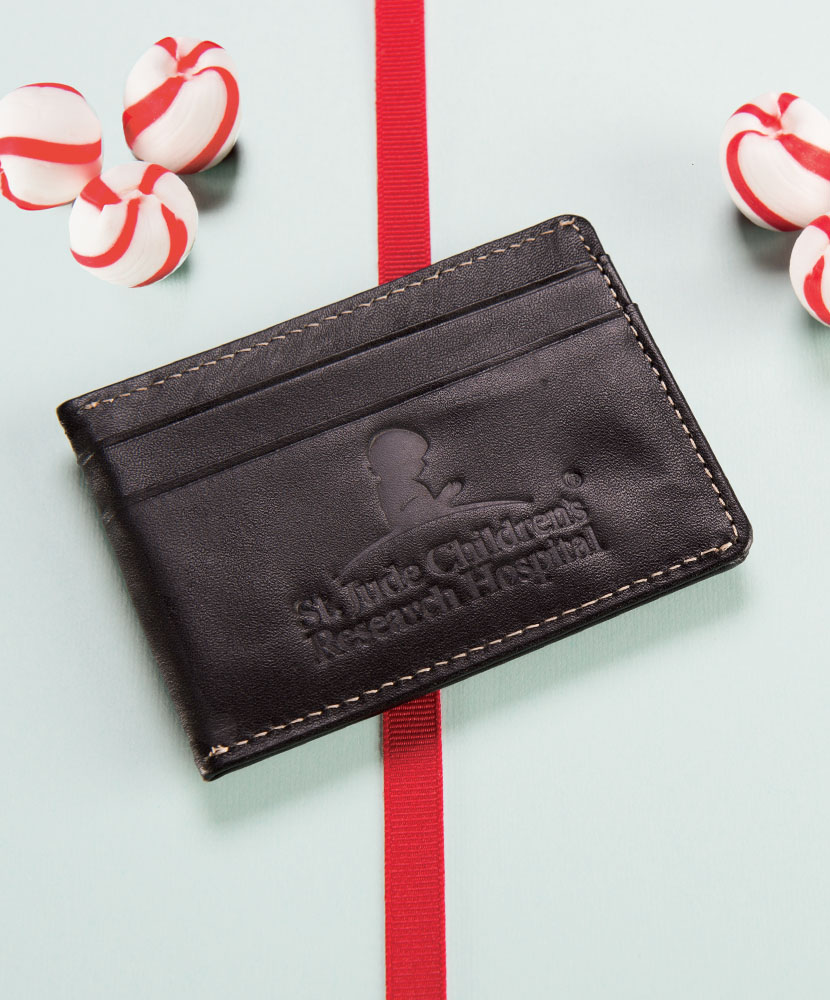 Leather Money Clip Wallet